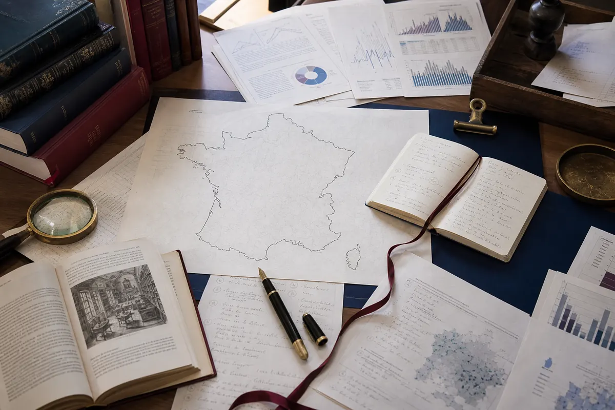 Vérification éditoriale de données de librairies autour d’une carte de France